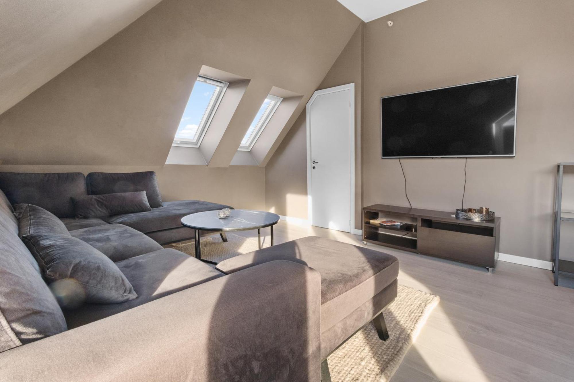 Penthouse Apartment In Берген Екстериор снимка