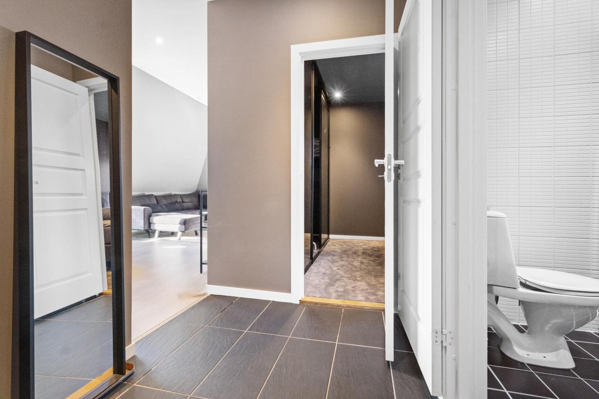 Penthouse Apartment In Берген Екстериор снимка